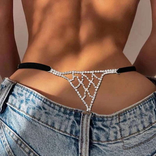 Lisa Mesh Rhinestone Underwear